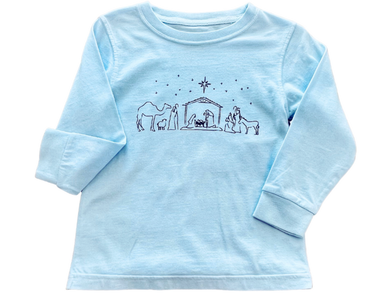 Blue Nativity T-Shirt