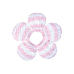 Pink Star Knit Rattle