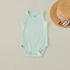 Ribbed Onesie - Water Lily