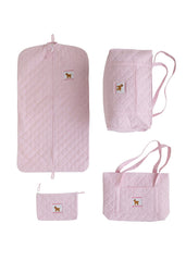 Quilted Luggage Full Set - Girl Lab