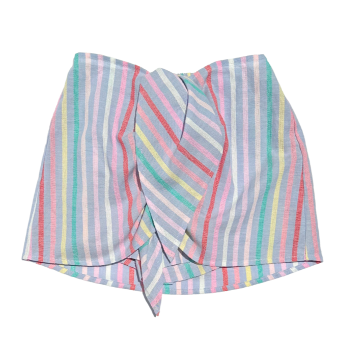 Stella Wrap Skirt - Sorbet Stripe