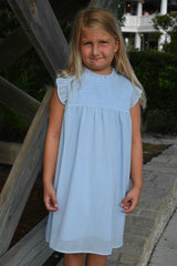 Lottie Dress - Pastel Blue