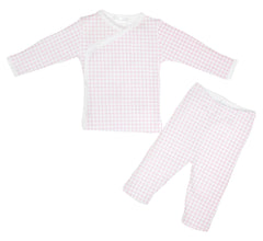 Pink Gingham Baby Set