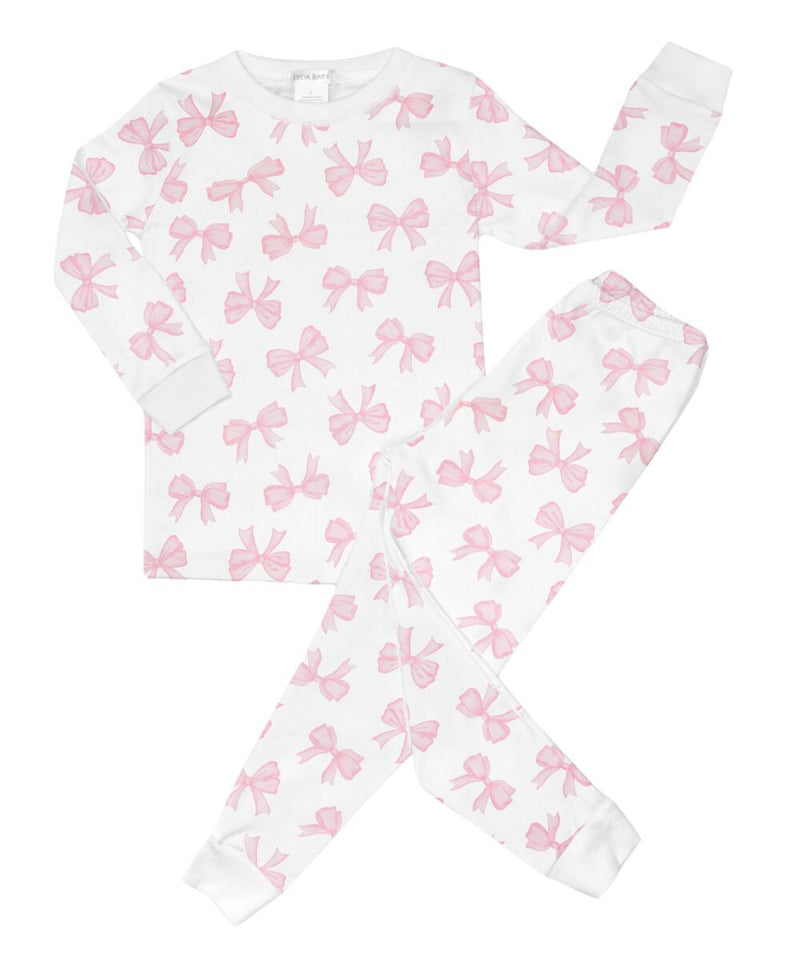 Watercolor Bows PJ Set