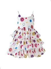 Rainbow Smiley Dress