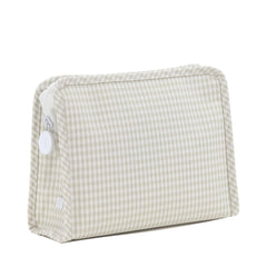 Medium Roadie - Gingham Pearl Grey