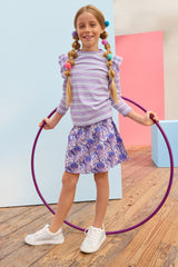 Ruched Circle Skirt