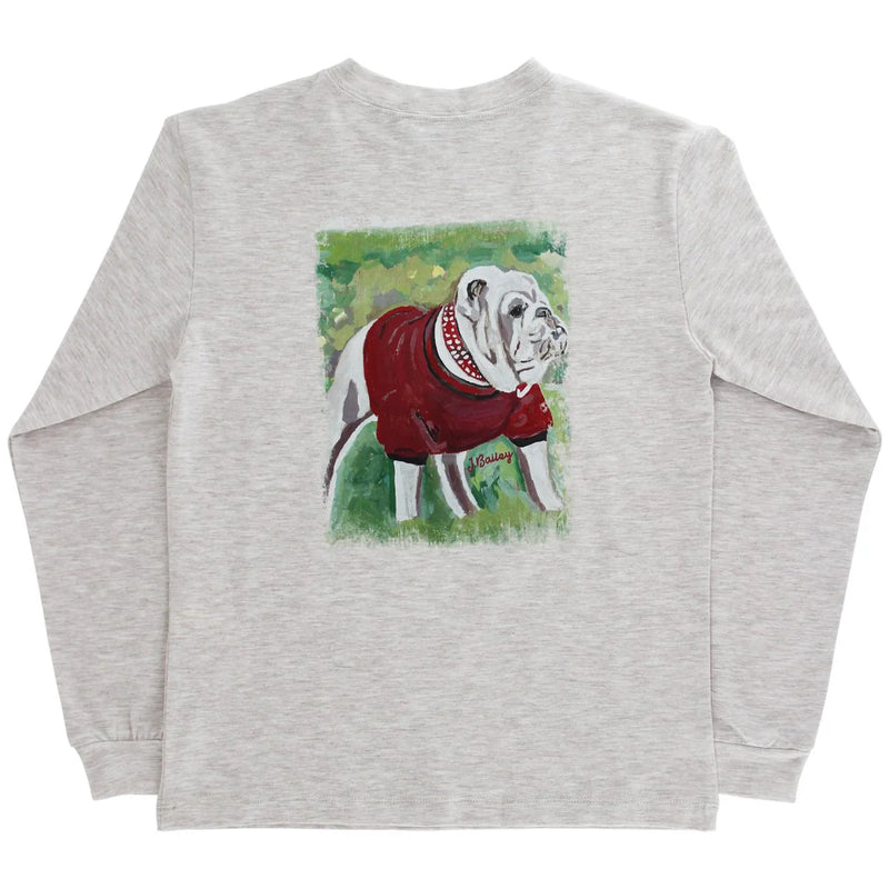Dawg on Oatmeal Long Sleeve Tee