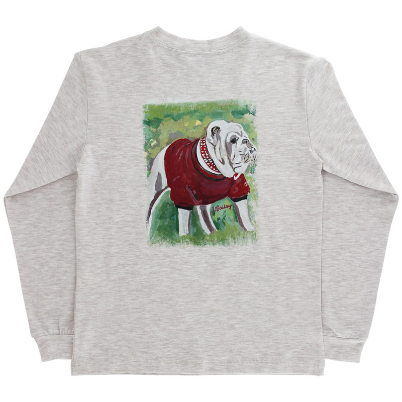 Dawg on Oatmeal Long Sleeve Logo Tee