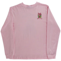Santa Tree on Pink Logo Tee