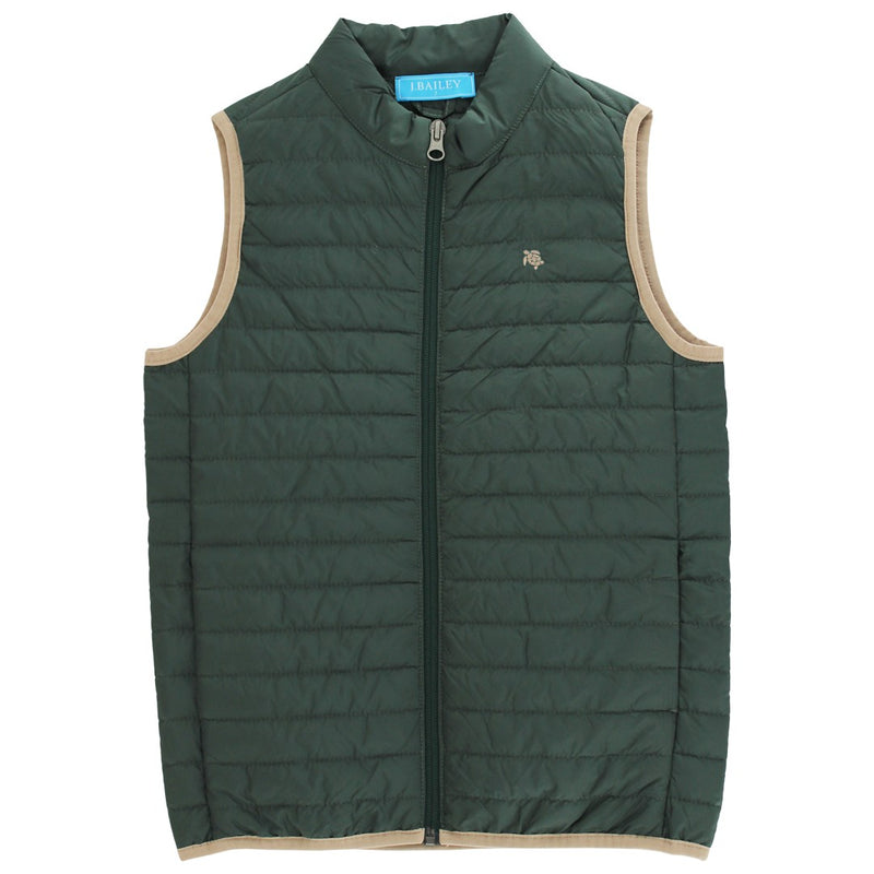 Quilted Vest - Forest