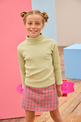 Ribbed Turtleneck - Pistachio
