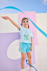 Track Shorts - Frangipani Blue