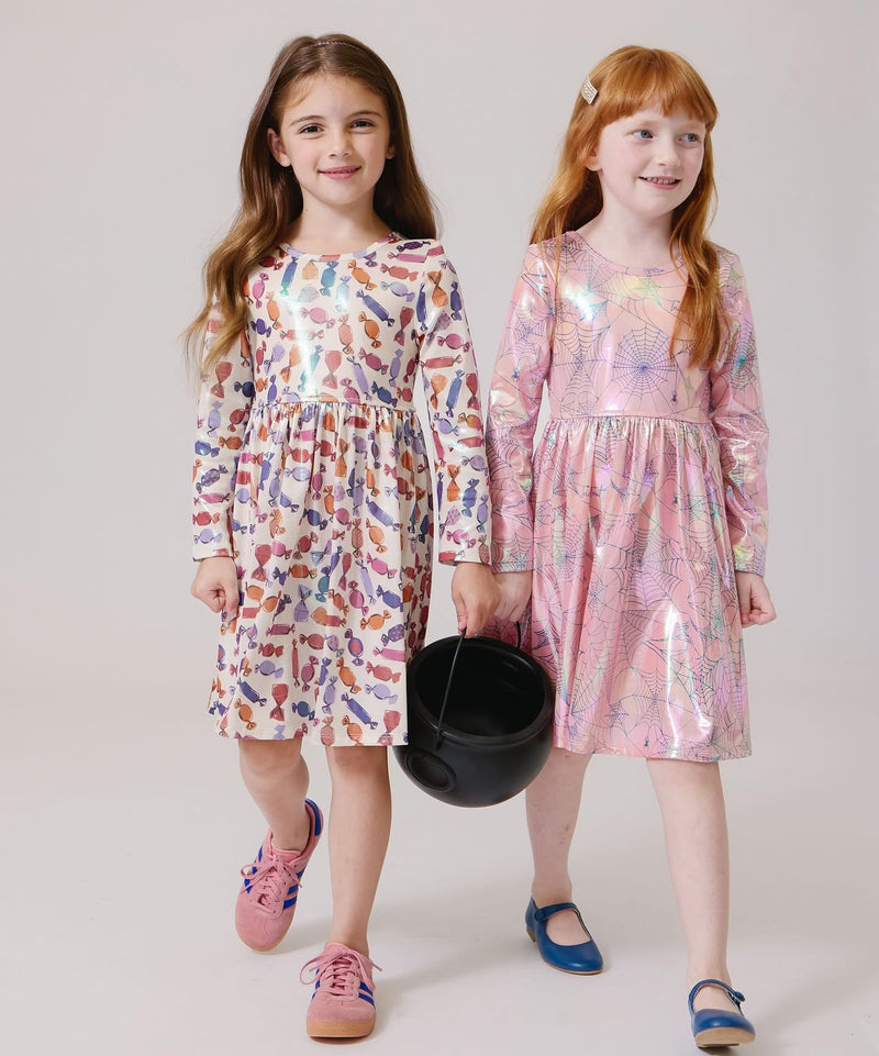 Pink Spider Web Steph Dress