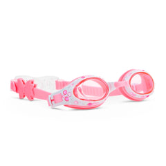 Pearly White Bow Swim Goggles