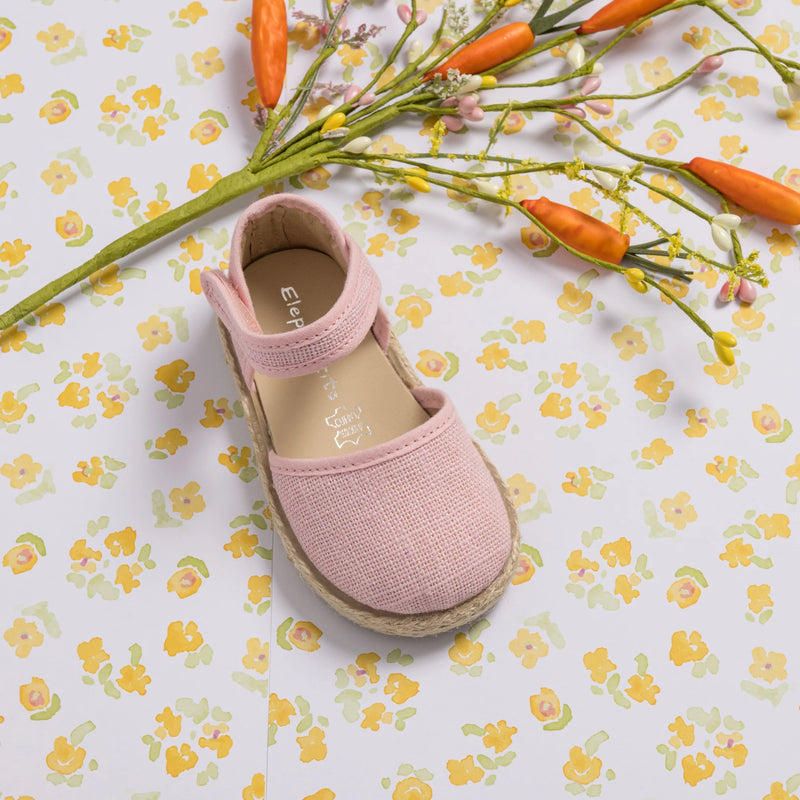 Presale Linen Classic Espadrille - Pink