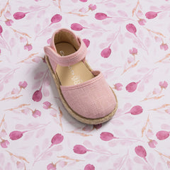 Presale Linen Classic Espadrille - Pink