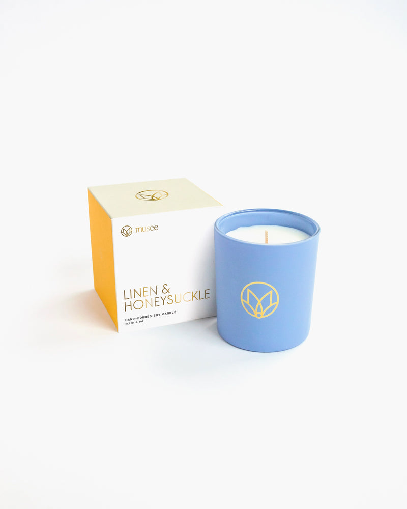 Linen Honeysuckle Candle