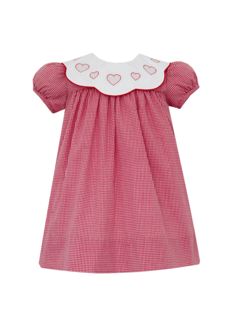 Valentine’s Day Red Gingham Float Dress