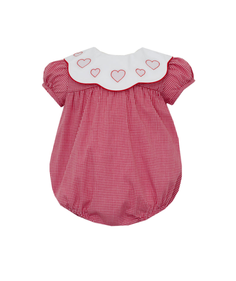 Valentine’s Day Red Gingham Bubble