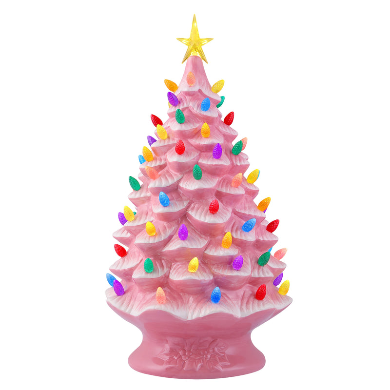 24" Nostalgic Tree - Pink