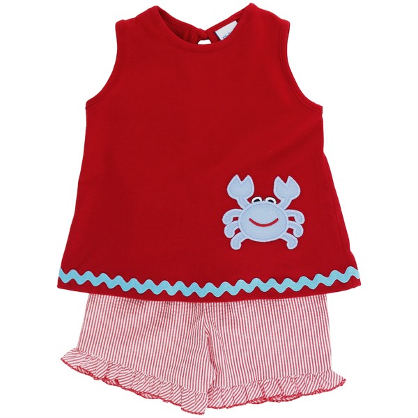 Girl's Crab Short Set