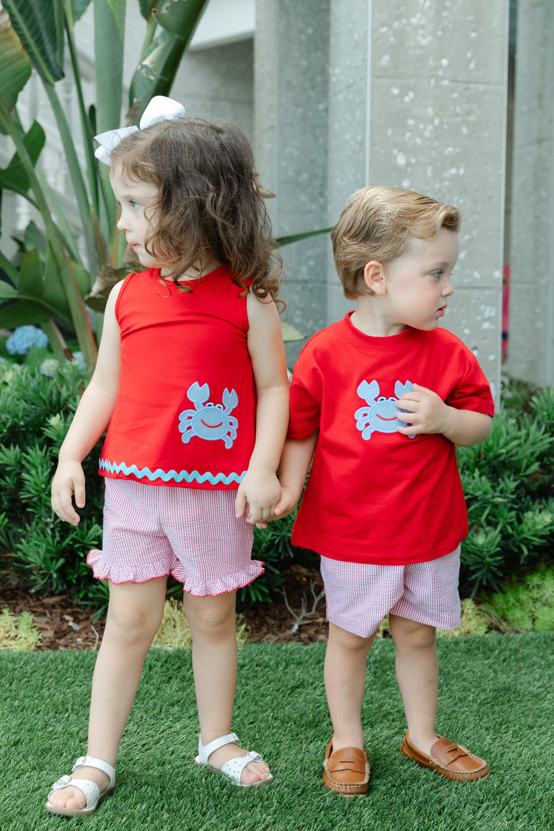 Girl's Crab Short Set