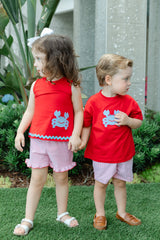 Girl's Crab Short Set