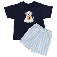 Boy's Happy Howl-O-Ween Short Set