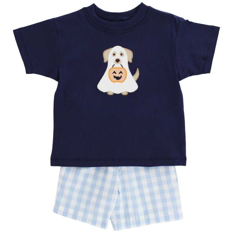Boy's Happy Howl-O-Ween Short Set