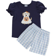 Girl's Happy Howl-O-Ween Short Set