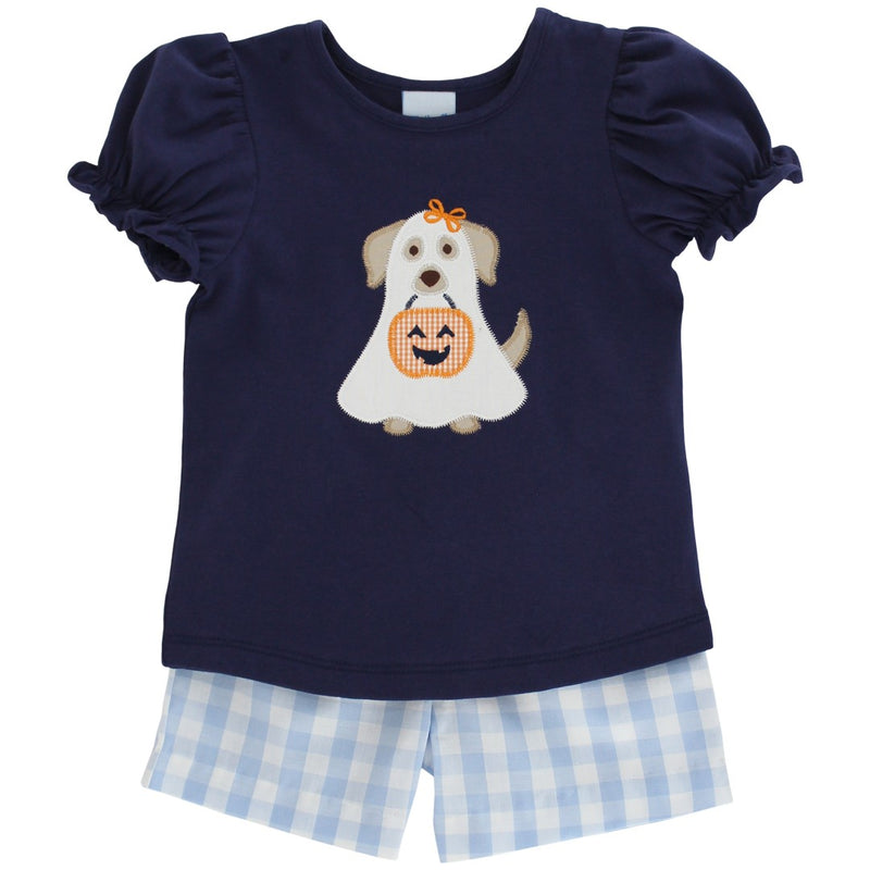 Girl's Happy Howl-O-Ween Short Set