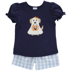Girl's Happy Howl-O-Ween Short Set