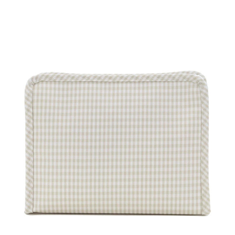 Medium Roadie - Gingham Pearl Grey