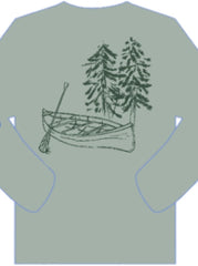 Light Green Canoe Tee