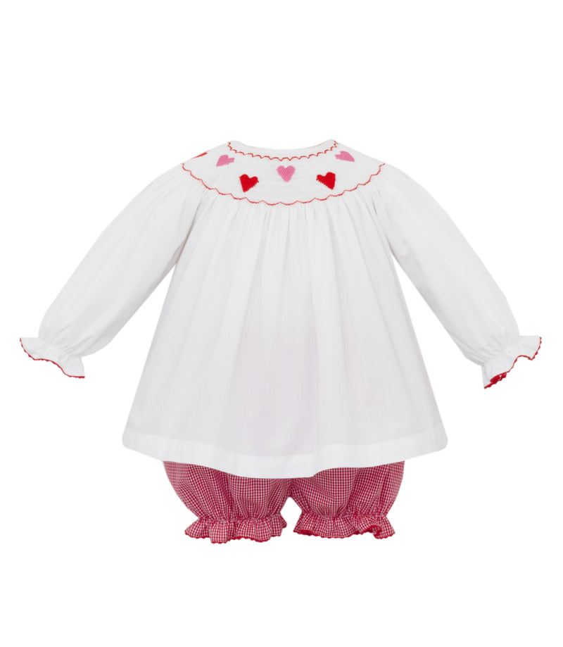 Valentine Hearts Bishop Bloomer Set