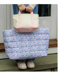 Luxe Puffer Tote - Bridgehampton Floral