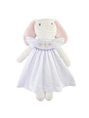 Knit Bunny w/ Lavender Dot Dress