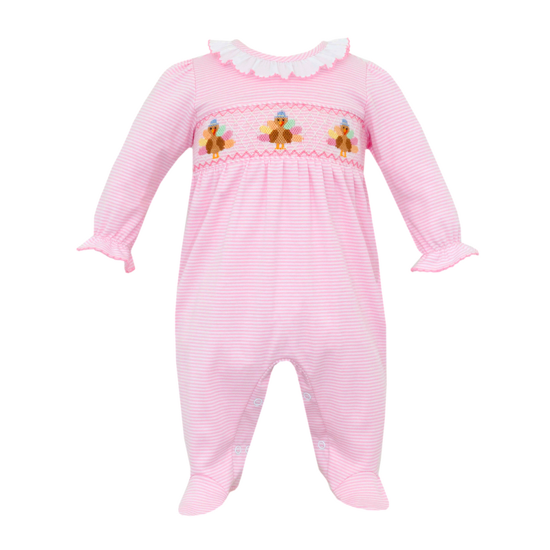 Girl's Turkey Footie (with Feet)
