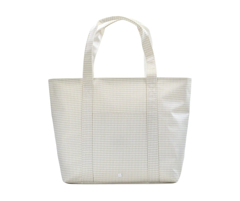 Jumbo Tote - Gingham Pearl Grey