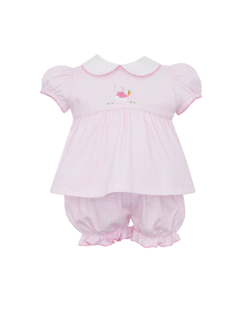 Girl's Bunny Knit Bloomer Set