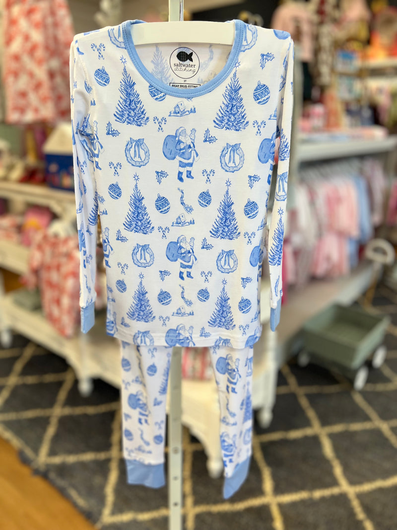 Christmas Toile Pajama Set