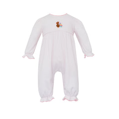 Girl's Turkey Knit Long Romper