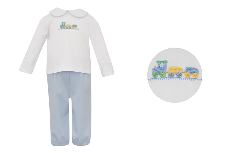 Knit Train Pant Set