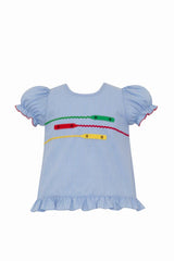 Crayon Gingham Top