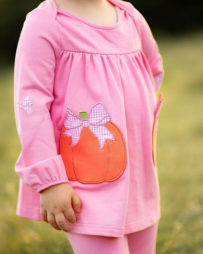 Tabby Tunic Set - Pumpkins
