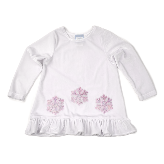 Baby Doll Top - Snowflakes