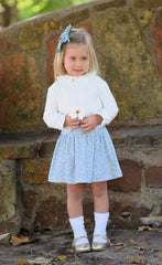 Ivory Ruffle Collar Blouse