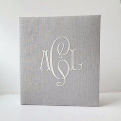 Personalized Baby Book - Linen Book