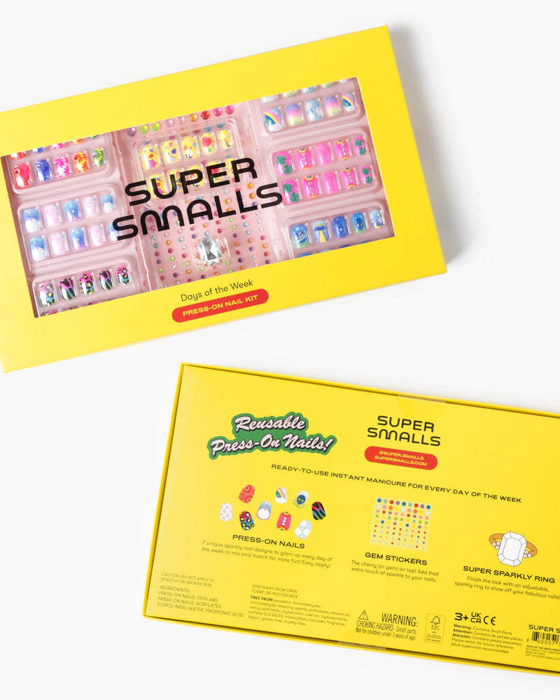 Days of the Week Press On Nails Kit